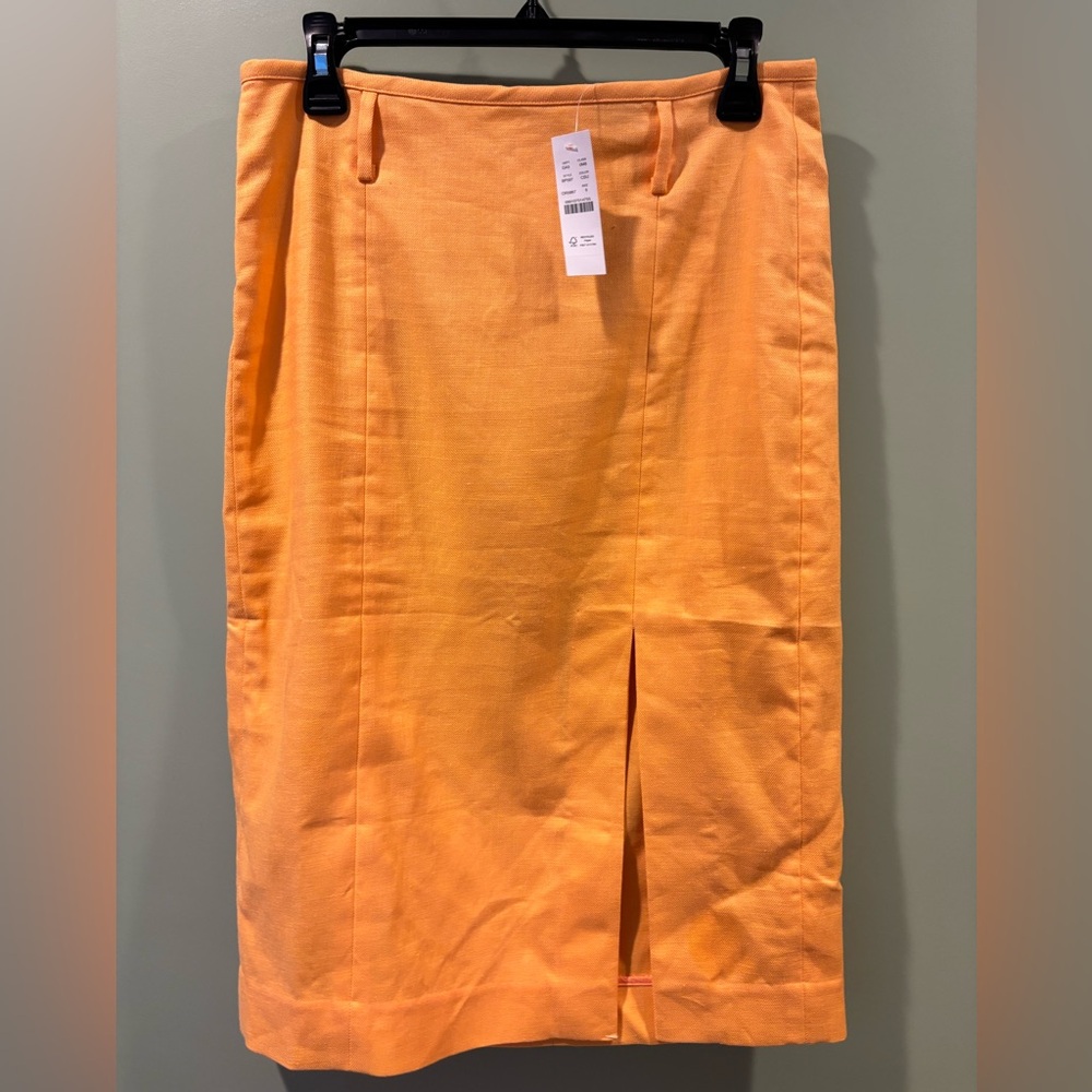 NWT J Crew Linen Blend Pencil Skirt - Women’s Size 6